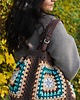 torby na ramię Duża torebka na szydełku granny square 2