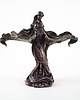 figurki i rzeźby Mosiężna figurka kobieca w stylu Art Deco 3