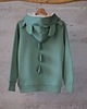 bluza z kapturem damska Bluza damska z kapturem z uszami smoka zielona 2