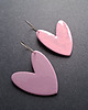 kolczyki z masy plastycznej Kolczyki ecce serce no1 3