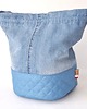kosmetyczki Kosmetyczka worek duży " kwiatki i jeans " 7