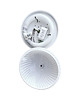lampy wiszące Plafon italian modern z kloszem z plexi, Włochy, lata 70./80. 5