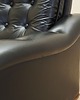 fotele Fotel czarny, włoski design, lata 80, produkcja: Włochy 7