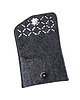 pokrowce i etui - różne Etui filcowe na karty - grafitowe - ażurowe 1