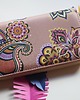 portfele damskie Duży portfel z ekoskóry TURECKIE WZORY PAISLEY 5