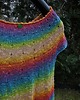 swetry damskie  Rainbow flowers/ bluzka 2