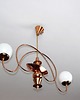lampy wiszące Żyrandol Mid Century, lata 60 2