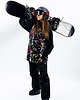 bluza z kapturem damska Damska Bluza Snowboard DR.CROW Paint Drop 1