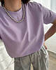 t-shirt damskie T-shirt Coco lila crew neck 3