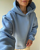 bluza z kapturem damska Bluza Soho sky blue z kapturem 8