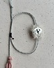 bransoletki - inne Bransoletka handmade z ręcznym haftem - Piesek - unikat 5