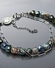 bransoletki wire wrapping Denim jeans vol. 5 - bransoletka 2