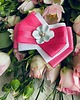 broszki Pudrowa  Brosza  z białym  kwiatem  3d NOWOŚĆ 7