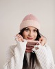 czapki damskie Zestaw ombre komin + czapka beanie 7