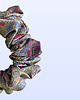 gumki do włosów Scrunchie MIDI kolorowa 2