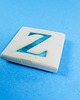 magnesy Ceramiczny magnes, niebieska literka Z 2