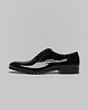 buty męskie Eleganckie czarne buty lakierki b006 sznurowane 1