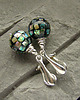 klipsy Abalone Moisac - srebrne klipsy 1