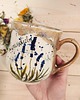 kubki Kubek ceramiczny Zielnik- Lawenda , ręcznie malowany 1