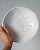 miski i misy Ceramiczna miska sitko na owoce, cedzak, durszlak 6