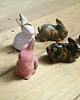ozdoby wielkanocne Mini króliczki ceramiczne - ceramika art 1