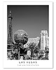 plakaty Plakat  czarno biały - LAS VEGAS 3