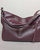 torby na ramię Bordowa  skórzana torebka na ramię 4