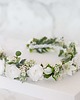 wianki komunijne Biały wianek na głowę - peonie i jaśmin 8