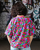 t-shirt damskie Flower power - wygodna i wyrazista koszulka oversize 3