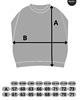 bluza bez kaptura damska Bezrękawnik oversize o pudełkowym kroju 9