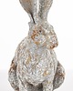 ozdoby wielkanocne Dekoracja - zając szary 35x13x19 cm LONGORELA-4 2