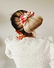 gumki do włosów Gumka jedwabna, scrunchie, frotka kwiatowa mgła MAXI 2