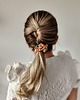 gumki do włosów Gumka jedwabna, scrunchie, kolorowe parasole MINI 2