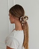 gumki do włosów Gumka jedwabna, scrunchie, vinateg bloom MAXI 2