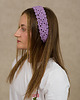 opaski do włosów Opaska na głowę fioletowa 2