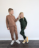 legginsy i getry dla dziewczynki Legginsy dziecięce prążek leśny 5