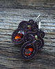 kolczyki soutache Czekoladowe kolczyki soutache 3