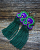 kolczyki soutache Etniczne  kolczyki soutache z chwostami 2
