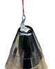 lampy wiszące Industrialna lampa wisząca, grzewcza, Narva Leuchen, Niemcy, lata 70. 3