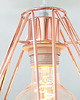 lampy wiszące Lampa wisząca Cage miedź loft 41cm 4