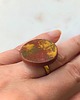 pierścionki - różne Pierścionek ceramiczny Ogień ziemi 1