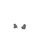 kolczyki srebrne Kolczyki srebrne LANE LITTLE HEART / black silver earrings 1