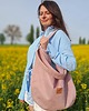 torby na ramię Zamszowy worek hobo Różowy 2