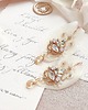Biżuteria ślubna Kolczyki ślubne Lace Me Classic - blush i ivory 1