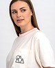 t-shirt damskie T-SHIRT DAMSKI  z kieszonką wanilia z nadrukiem 4