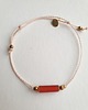bransoletki na sznurku Bransoletka BOHO sznurkowa cielista, karneol, hematyt 1