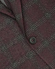 marynarki męskie Marynarka męska do zestawu naro 02 bordo slim fit 1