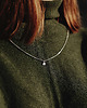 srebrne naszyjniki LANE LITTLE HEART  / recycled silver earrings 1