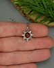 wisiory Mały wisiorek słoneczko czerwony karneol wire wrapping słońce 2