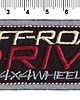 naszywki na ubrania Naszywka naprasowanka OFFROAD termoprzylepna haft 10x3,7cm 1